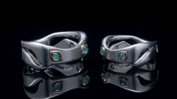 Pokemon wedding rings. Bulbasaur. Обручальное кольцо Бульбазавр.